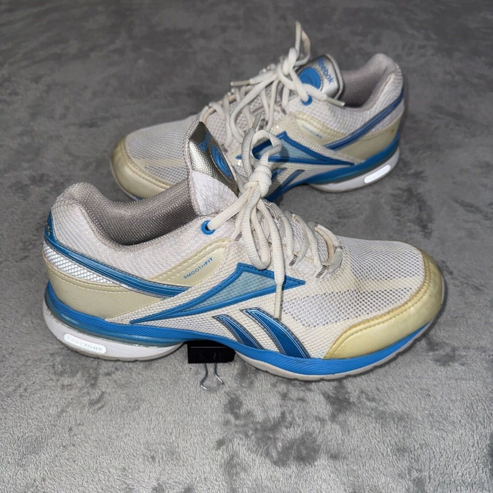 Reebok EasyTone Women's Size‎ 8 Blue & White Running/Toning Shoes